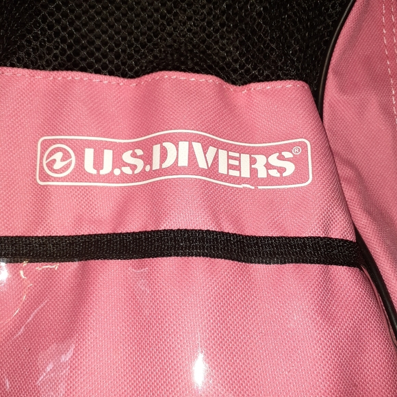 U.S. DIVERS JR. PINK SNORKEL SET SIZE 4-7  37-41 - Picture 4 of 8